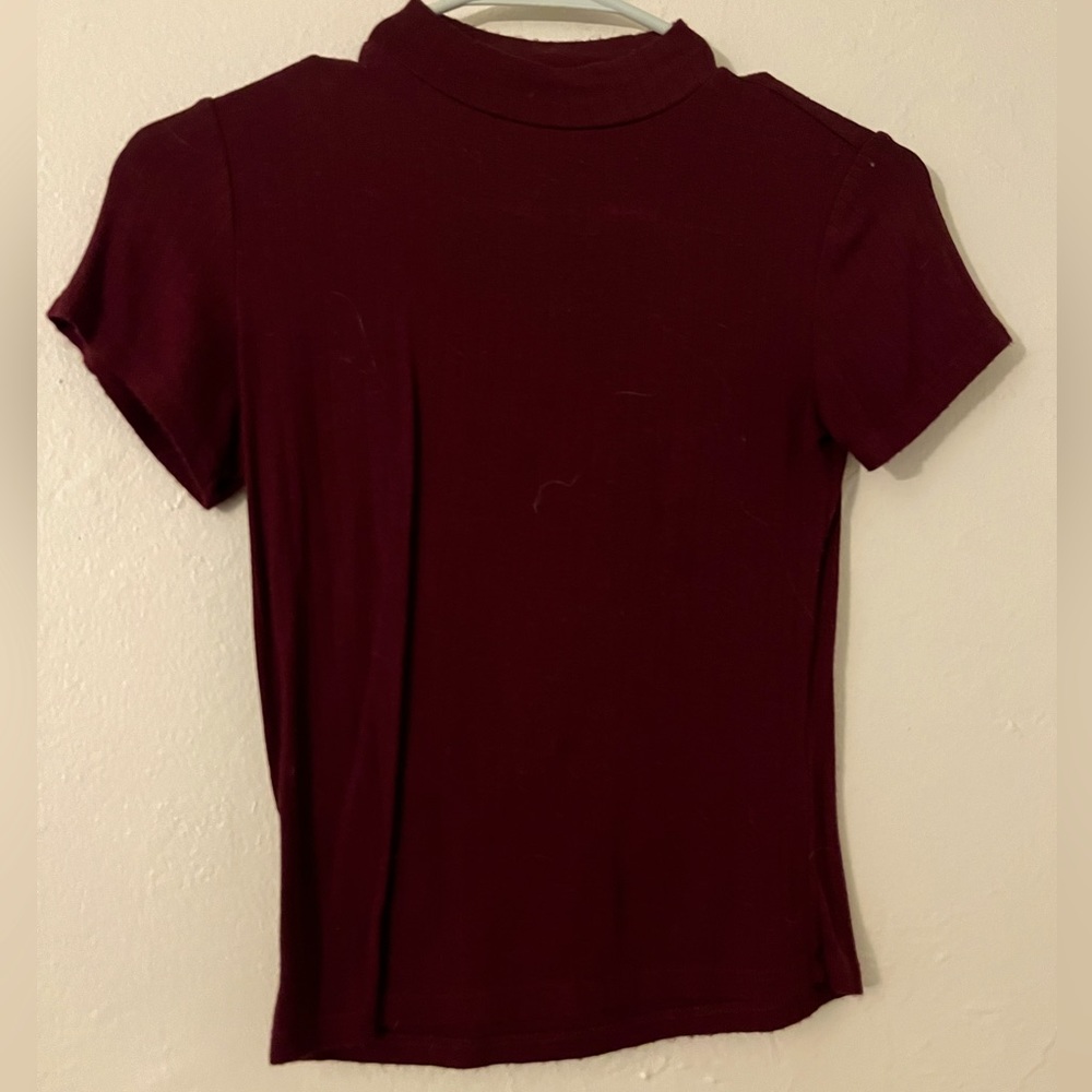 Short sleeve turtle neck